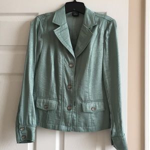 Tribal snap up jacket